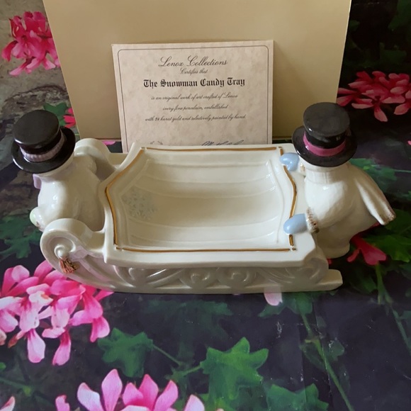Lenox Collections The Snowman Candy Tray - Picture 8 of 10